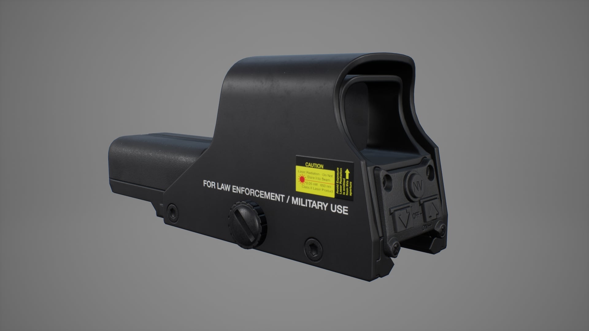 Holographic sight L - Back - Black mint