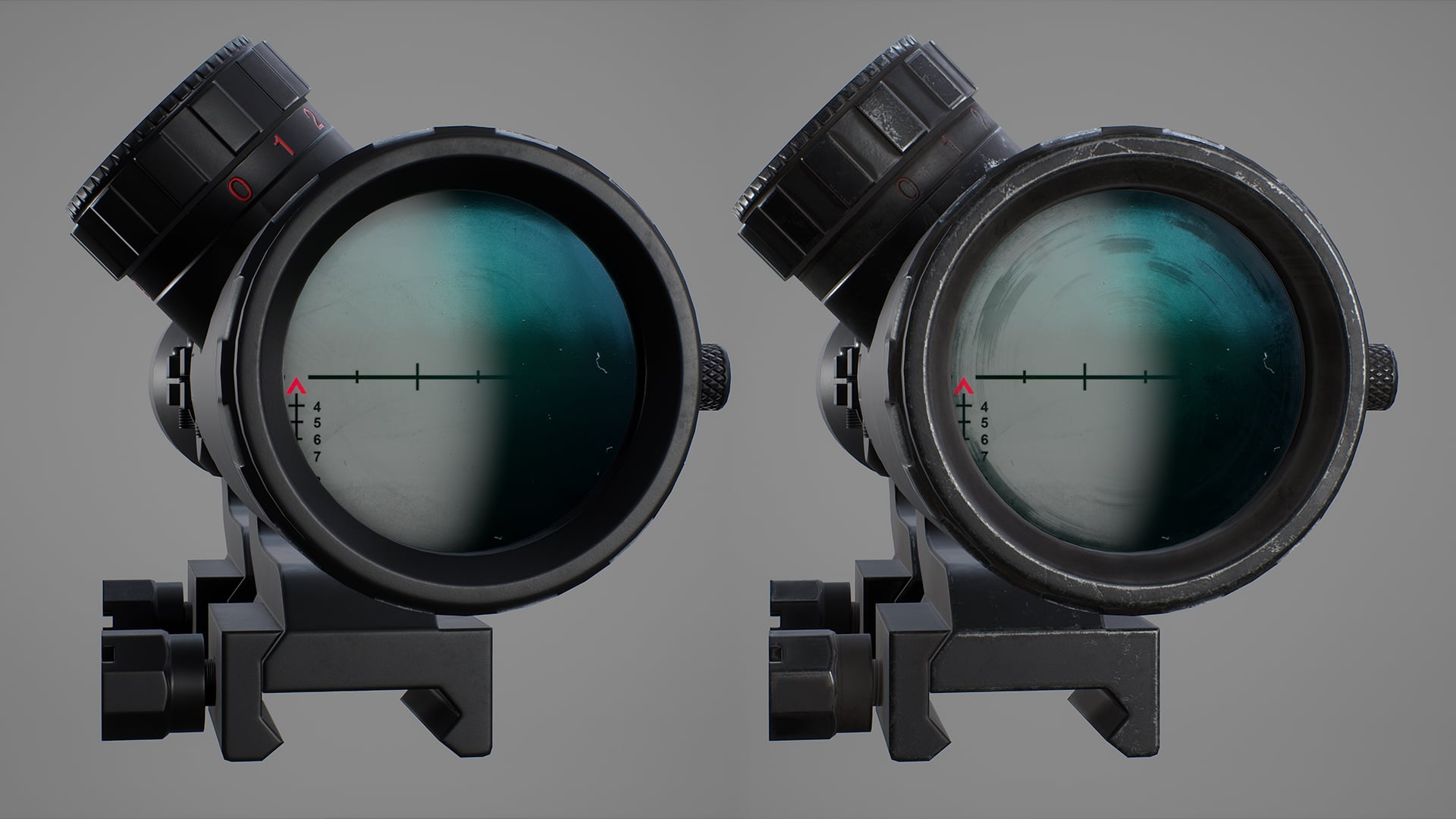 Optical sight - Lens depth