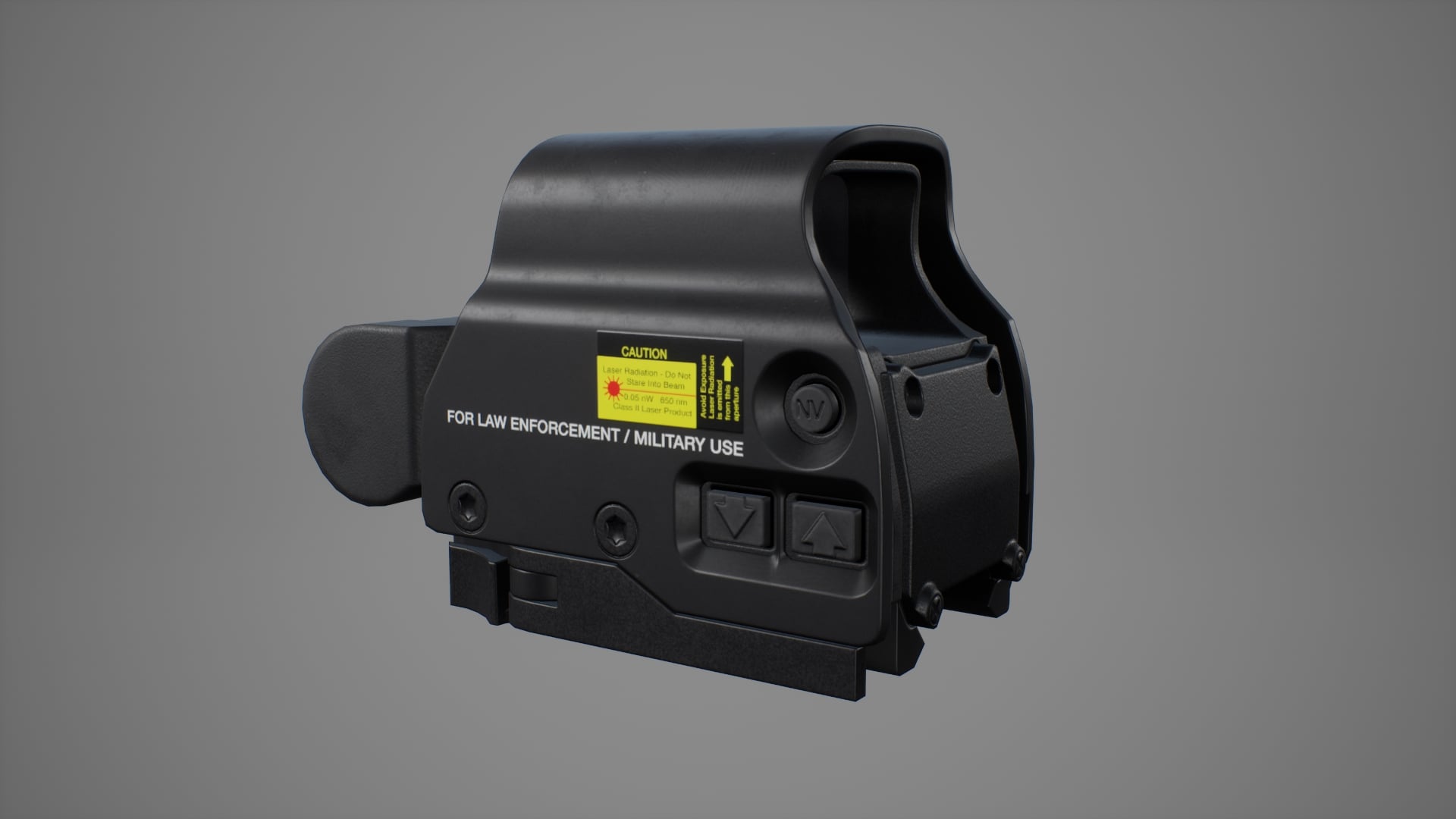 Holographic sight S - Back - Black mint